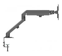 Vision Compatible Monitor Desk Arm Dual Matt Black