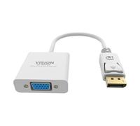 Vision - Convertisseur vidéo - DisplayPort - VGA - blanc