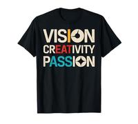 Vision, créativité, passion, graphiste drôle, amateur d'art T-Shirt