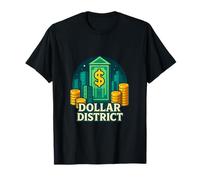 Vision de la Richesse de Dollar District City T-Shirt