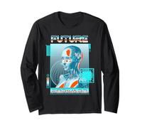 Vision de l'avenir de la Science-Fiction sur Android et Cyberpunk Manche Longue