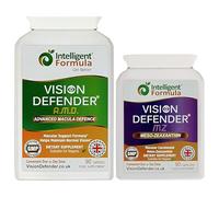 Vision Defender Advanced & MZ Pack Bien-être Oculaire - Formule AREDS2 Lutéine Zéaxanthine Méso-Zéaxanthine - Vitamines Yeux Vegan - 90 Jours 180 Capsules - UK
