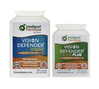 Vision Defender & Omega Compléments Alimentaires pour les Yeux Bundle - AREDS2 avec Lutéine Zéaxanthine Méso-Zéaxanthine - Oméga-3 Huile de Poisson (EPA, DHA) - 120 Capsules - Fabriqué au UK