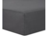 Vision - Drap housse Anthracite - 160x200cm - 100% coton