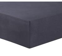 VISION - Drap Housse Flanelle Anthracite - 200 x 200 cm avec Bonnet Large de 30cm pour lit 2 Personnes Kingsize - 100% Coton Flanelle : Doux et Chaud - Oekotex