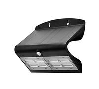 Miidex Applique murale LED solaire 8 W 4000 K détecteur Noir