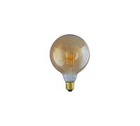 Vision-EL 77157 Ampoule LED E27 G125 Filament 8W 880 LM 2700°K, Verre, 8 W, Transparent Cuivré
