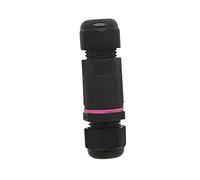 Vision-EL 77210 Connecteur Étanche IP68 450V Noir 3 Fils, (H x Ø)-82 x 21 mm