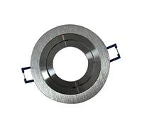 Vision-EL 77712 Support plafond Rond Inclinable Argent Ø93 mm, Aluminium, (Ø)-93 mm