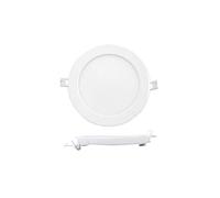 Vision-EL 777571 Plafonnier LED 4000°K, Aluminium/PC, 18 W, Blanc, (Ø)-225 mm