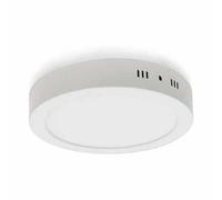 Vision-EL 77788 Plafonnier LED, Aluminium/PC, 18 W, Blanc, (H x Ø)-40 x 220 mm77788