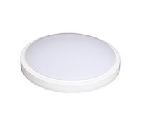 Vision-EL 777886 Plafonnier LED 4000°K, Aluminium/PVC, 18 W, Blanc, (H x Ø)-80 x 280 mm