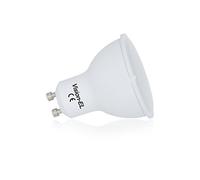 Vision-EL 778401 Ampoule LED GU10 Spot 5W 2700°K, Aluminium/PC, 5 W, Blanc