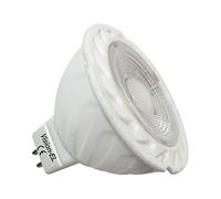 Vision-EL 778671 Ampoule LED GU5.3 Spot 6W Dimmable 4000°K, Aluminium/Polycarbonate, 6 W, Blanc