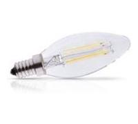 VISION-EL Ampoule LED 4W E14 Filament Flamme Blanc chaud 2700°K Blanc chaud G