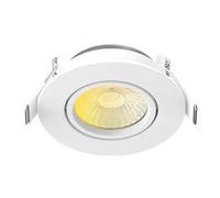 Vision-EL Spot encastré inclinable LED Éclat II Miidex - 6W - 2700/3000 / 4000K - Rond - Blanc