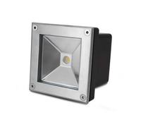 VISION EL Spot LED encastrable Sol carré 5W 4000°K - INOX 316L