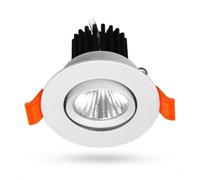 Vision-EL Spot LED orientable Spark II Miidex - 5W - 4000 K - IP40 - Blanc - Avec alimentation électronique