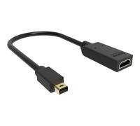 Vision TC-MDPHDMI/BL câble vidéo et adaptateur Mini DisplayPort HDMI Type A (Standard) Noir