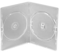Vision Media Amaray Lot de 5 boîtiers doubles CD/DVD/Blu-ray/CD Transparent