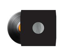 Vision Media® Lot de 10 pochettes intérieures en vinyle poli noir de 30,5 cm - PolyLiners de qualité supérieure - Intérieur de disque - Pochettes en vinyle