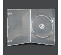 Vision Media Lot de 10 X à fine tranche de 7 mm Transparent pour CD/DVD/BLU-RAY