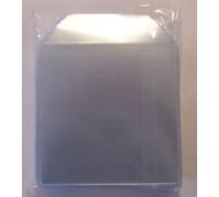 Vision Media Lot de 100 Pochettes en Plastique avec Rabat pour DVD/CD