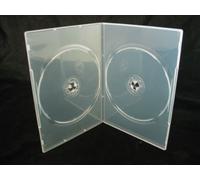 Vision Media Lot de 25 boîtiers doubles pour DVD/CD/Blu-ray Transparent Tranche 7mm
