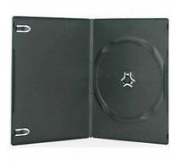 Vision Media Lot de 25 boîtiers simples pour DVD/CD/Blu-ray Tranche 7 mm Noir