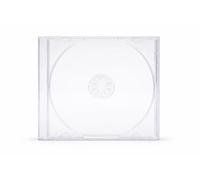 Vision Media Lot de 50 boîtes à Bijoux pour CD Transparent Dos de 10,4 mm
