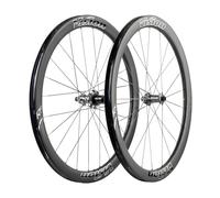 Vision Metron 45 RS CS Silver Edition Paire de Roues de vélo de Course en Carbone 45 mm Disque Frein Centerlock Tubeless Ready HG 11/12v