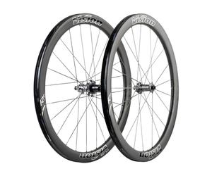 Vision Metron 45 RS CS Silver Edition Paire de Roues de vélo de Course en Carbone 45 mm Disque Frein Centerlock Tubeless Ready HG 11/12v