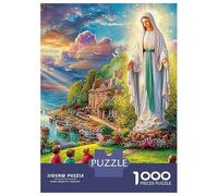 Vision miraculeuse 3 Couches Carton 1000 PC Château de fée Puzzle Adultes, Jeu Ultra Difficile, Décompression, Décor Mural & Cadeau Famille/Seniors 52x38cm/1000pcs