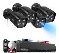 Vision nocturne de 30 m : système de caméra de sécurité filaire extérieure, systèmes de surveillance vidéo à domicile, kits de surveillance DVR