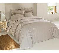 Parure de couette Anthony - 100% coton - 240x260 cm - Beige