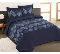 VISION - Parure housse de couette Nora - 260x240cm - 100% coton