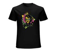 Vision Psycho Man T-Shirt Unisex Vintage Urban Streetwear Men's Tee Black M