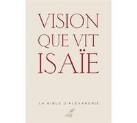 Vision que vit isaïe Alain Le Boulluec (Auteur), Philippe Le Moigne (Auteur)
