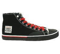 Vision Street Wear Schuhe Canvas Hi Skate Neu schwarz rot, pointure:eur 45;Farben:noir