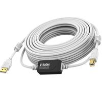 Vision TC 10MUSB+/2 câble USB USB 2.0 10 m USB A USB B Blanc