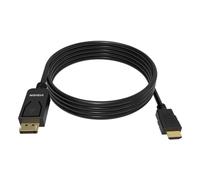 Vision TC 2MDPHDMI8K/BL, 2 m, DisplayPort, HDMI, Mâle, Mâle, Droit