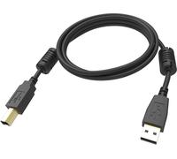 Vision TC 2MUSB/BL 1 câble USB USB 2.0 2 m USB A USB B Noir