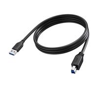 Vision TC 2MUSB3.0/BL, 2 m, USB A, USB B, USB 3.2 Gen 1 (3.1 Gen 1), 5 Gbit/s, Noir