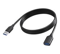 Vision TC 2MUSB3.0EXT/BL, 2 m, USB A, USB A, USB 3.2 Gen 1 (3.1 Gen 1), 5 Gbit/s, Noir