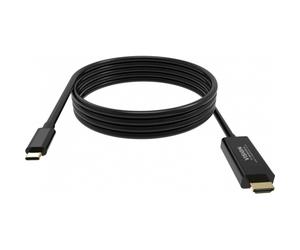 Vision TC 2MUSBCDP8K/BL, 2 m, DisplayPort, USB Type-C, Mâle, Mâle, 7680 x 4320 pixels