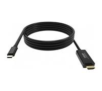 Vision TC 2MUSBCDP8K/BL câble DisplayPort 2 m USB Type-C Noir
