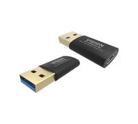 Vision TC-USB3AC/BL Adaptateur USB-C vers USB 3.0 A Noir - 15 x 31 x 7.4 mm - 10g - Compatible USB 3.0 - Connecteurs USB Type-C, USB Type-A