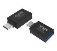 Generique Adaptateur USB Vision TC-USBC3A/BL USB-C mâle vers USB 3.0 A femelle 5 Gbit/s Noir