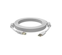 Vision TC2-3MUSB : Câble USB 2.0 A vers B Mâle/Mâle, Longueur 3m, Blanc, Unique
