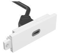 Vision TC3 USBC, USB C, USB 3.2 Gen 1 (3.1 Gen 1), Blanc, Polycarbonate (PC), 0,2 m, 21 mm